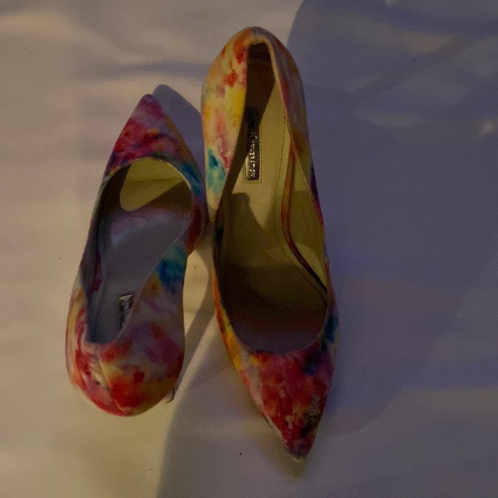 BG-Treasure Pink Rainbow Stilettos 31/2 inch Heels